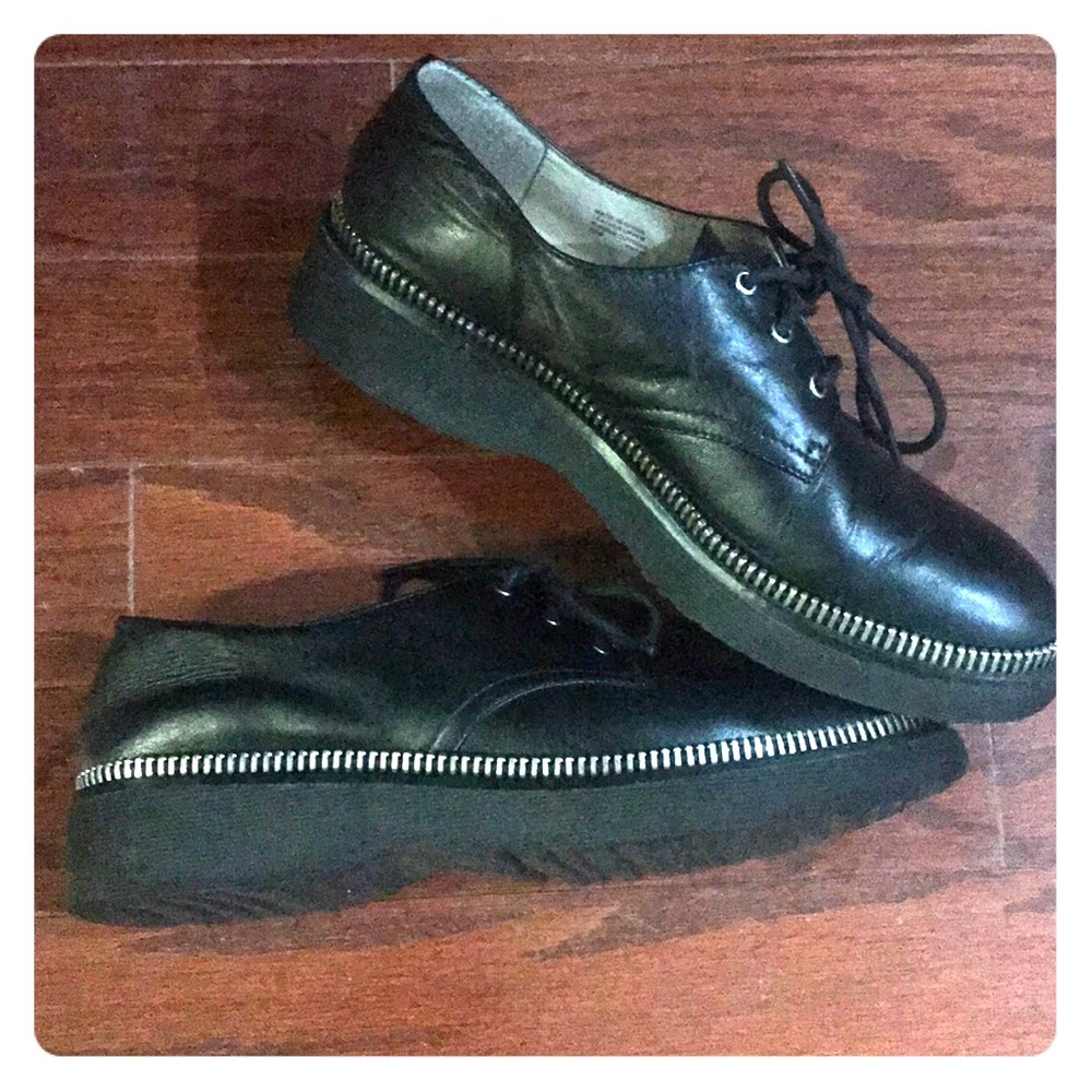 Michael Kors lace up shoes with silver accent